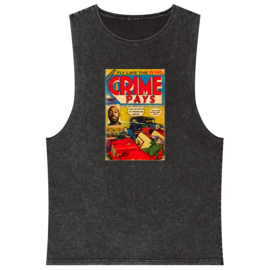 Discover Freddie Gibbs Madlib   Pays Comic Book Poster Mineral Wash Tank Tops