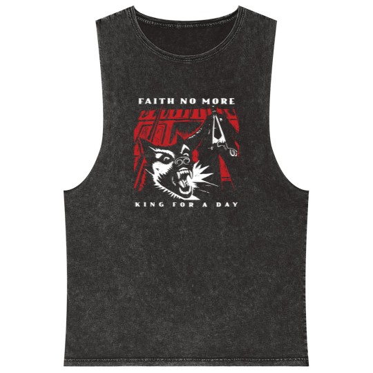 Discover Faith No More King For A Day Mineral Wash Tank Tops
