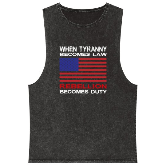 Discover When Tyranny Becomes Law Mineral Wash Tank Tops