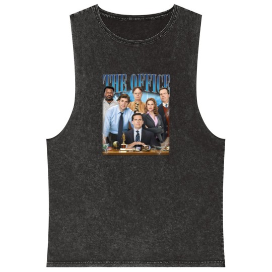 Discover Limited The Office TV Show Vintage Mineral Wash Tank Tops
