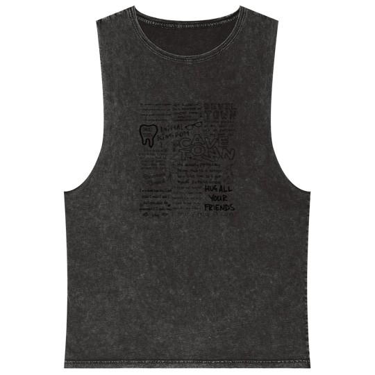 Discover Cavetown Doodle Unisex Heavy Cotton Mineral Wash Tank Tops
