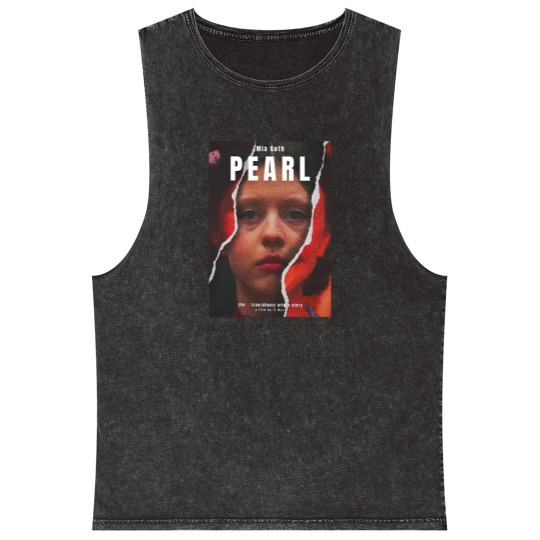 Discover Pearl Movie Unisex Mineral Wash Tank Tops, Mia Goth