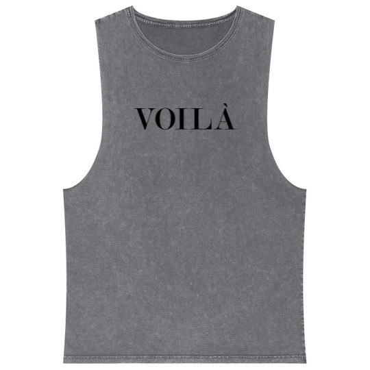 Discover Voila, Voila Mineral Wash Tank Tops, French Mineral Wash Tank Tops, Voila Women Mineral Wash Tank Tops, Unisex Mineral Wash Tank Tops