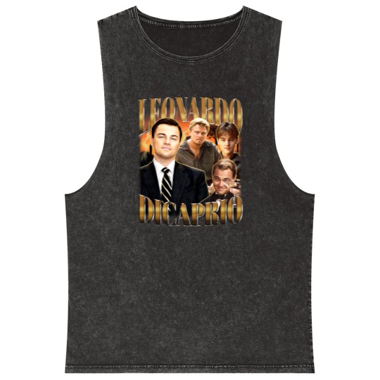 Discover Leonardo Dicaprio Bootleg Mineral Wash Tank Tops - Leonardo Dicaprio