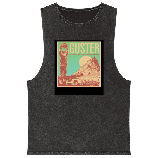 Discover Guster 25th Anniversary Show Red Rocks Amphitheatre Mineral Wash Tank Tops
