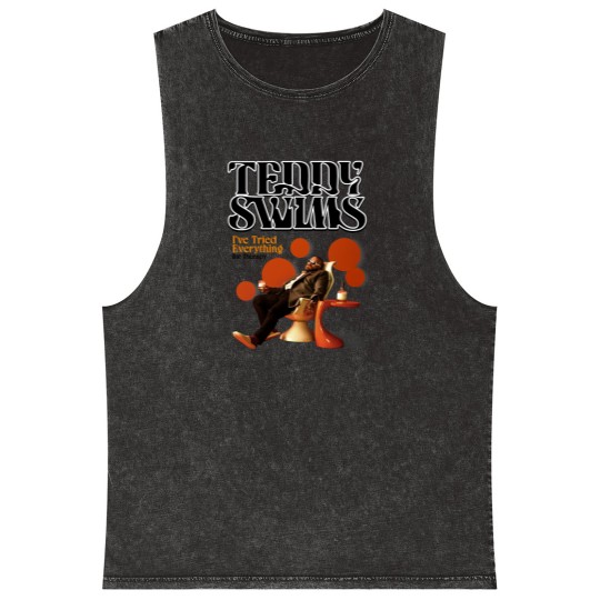 Discover I've Tried Everything But Therapy Teddy Swims Mineral Wash Tank Tops