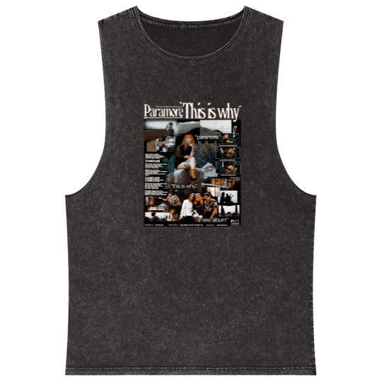 Discover Vintage This is Why Mineral Wash Tank Tops, Paramore This is Why Mineral Wash Tank Tops, Paramore Tour 2023 Mineral Wash Tank Tops