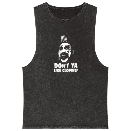 Discover Don’t ya like clowns? Mineral Wash Tank Tops
