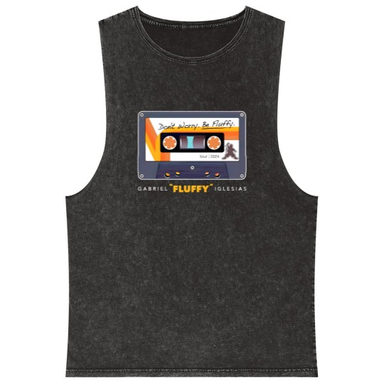 Discover Gabriel Fluffy Iglesias Mineral Wash Tank Tops