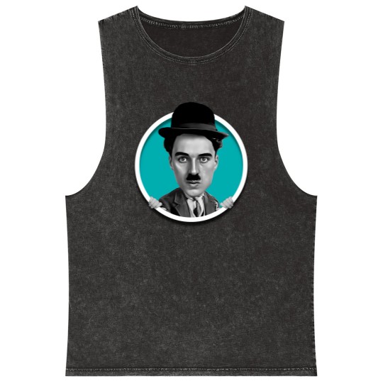 Discover Charlie Chaplin Mineral Wash Tank Tops