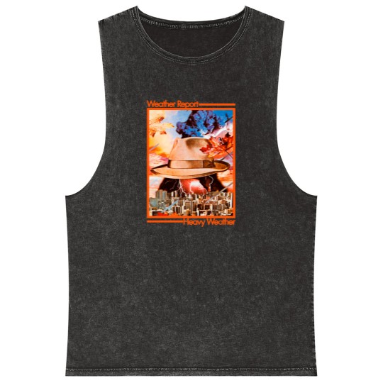Discover Heavy Weather by Weather Report Mineral Wash Tank Tops