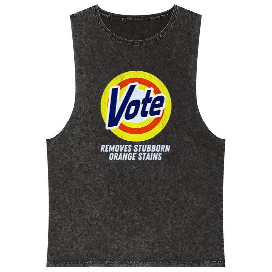 Discover Anti-trump - Anti Trump - Mineral Wash Tank Tops