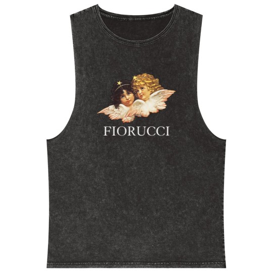 Discover Vintage angels Fiorucci Mineral Wash Tank Tops