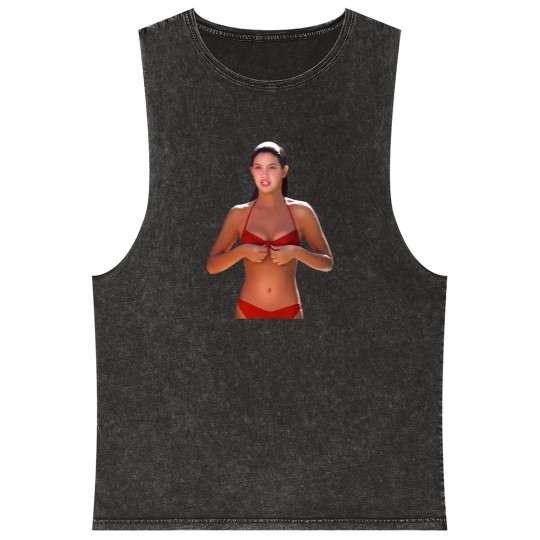 Discover Phoebe Cates  Red Bikini  Ridgemont High Mineral Wash Tank Tops
