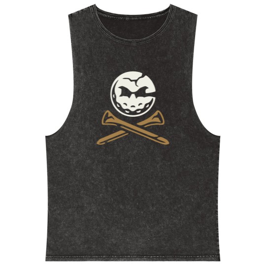 Discover Crushers LIV-GC Golf Merch Fitted V-Neck 54 Mineral Wash Tank Tops