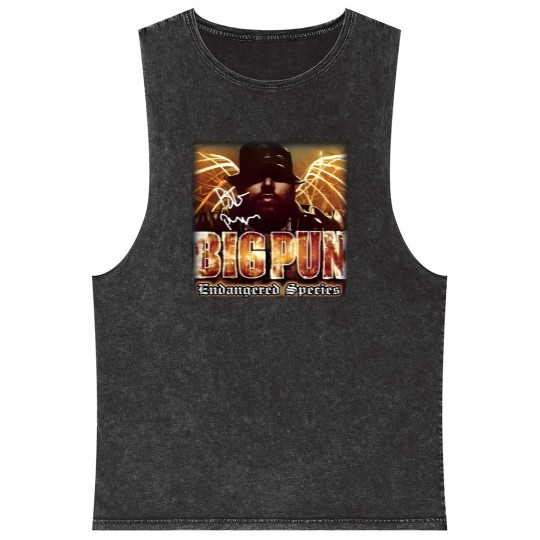 Discover Big Pun Endangered Species Album Mineral Wash Tank Tops, Big Pun Tour Mineral Wash Tank Tops