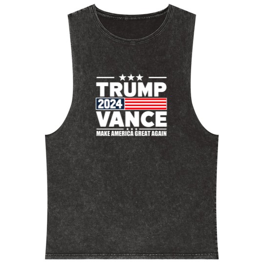 Discover Trump Vance 2024 Merchandise - Trump Vance - Mineral Wash Tank Tops