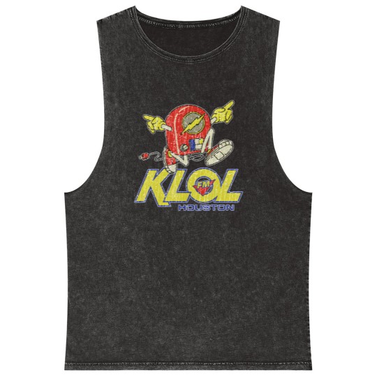 Discover KLOL FM Houston 1970 Mineral Wash Tank Tops