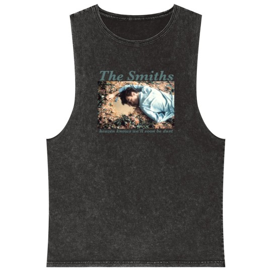 Discover The Smiths band 90s Morrissey Short sleeve Mineral Wash Tank Tops