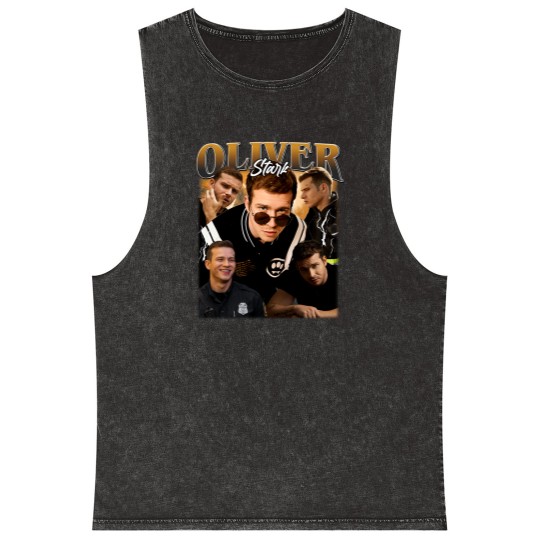 Discover Oliver Stark Vintage Mineral Wash Tank Tops