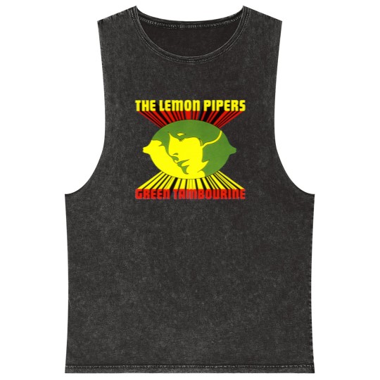 Discover Green Tambourine Mineral Wash Tank Tops