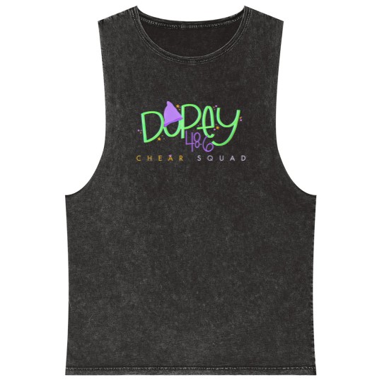 Discover Dopey Challenge ChEAR Squad Mineral Wash Tank Tops, WDW Dopey Runner Cheering Family Mineral Wash Tank Tops
