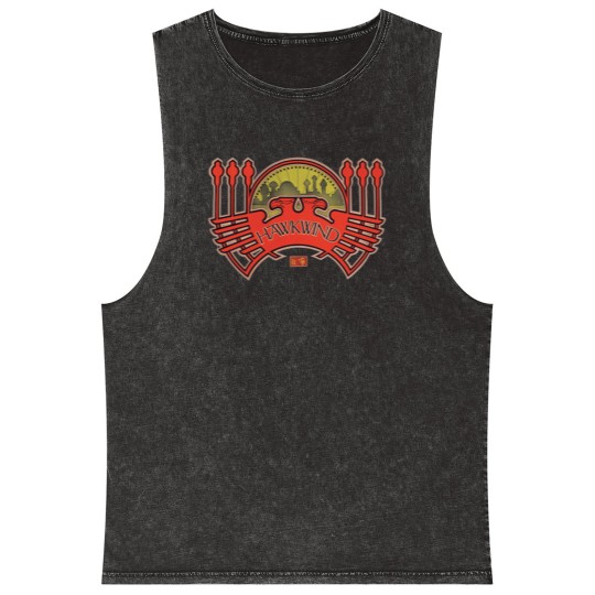 Discover HAWKWIND - BAND - UNISEX Mineral Wash Tank Tops