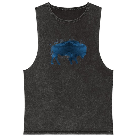 Discover Buffalo / Bison Mineral Wash Tank Tops