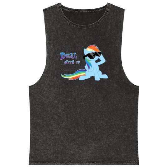Discover My Little Pony MLP Mineral Wash Tank Tops - Rainbow Dash Deal