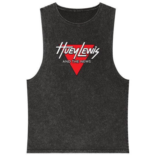 Discover Huey Lewis & the News Mineral Wash Tank Tops