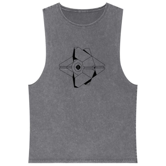 Discover Destiny Ghost Mineral Wash Tank Tops