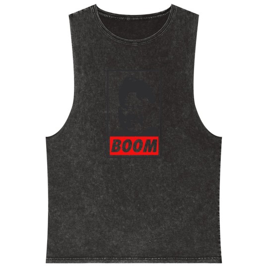Discover Kim Jong Un Boom Mineral Wash Tank Tops