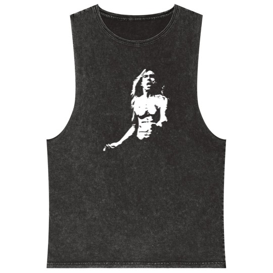 Discover Iggy Pop Mineral Wash Tank Tops
