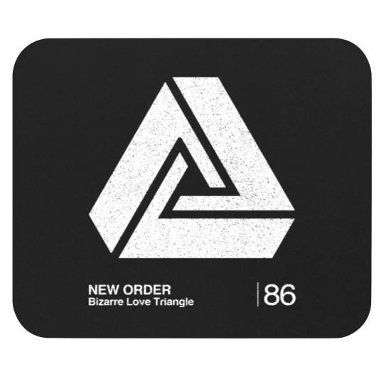 Discover Bizarre Love Triangle / Minimalist Graphic Artwork Design - New Order - Mouse Pads