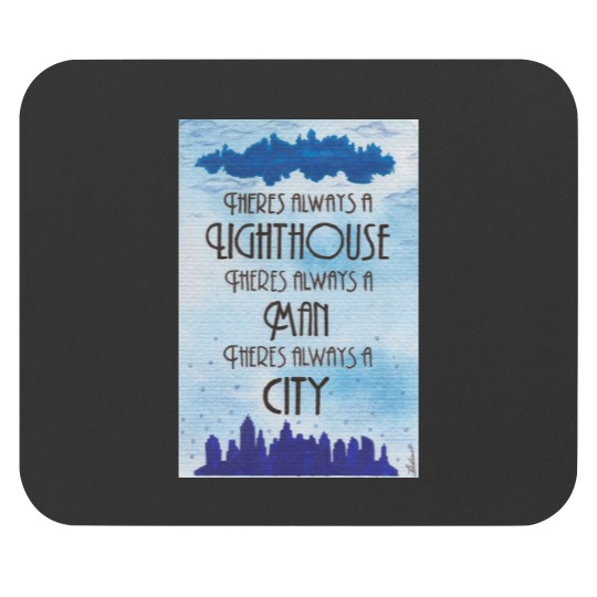 Discover Theres Always a Lighthouse Mouse Pads