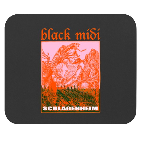 Discover Black Midi Schlagenheims Mouse Pads