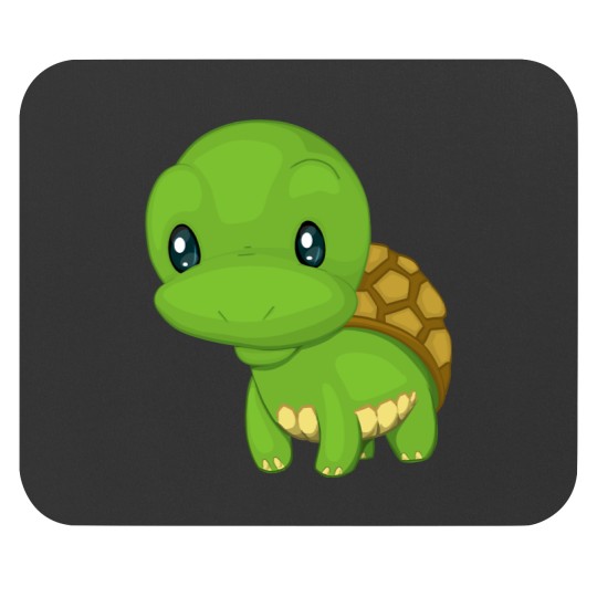 Discover Cute Green Turtle Design Mouse Pads