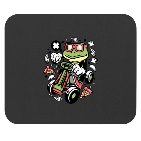 Discover Frog Gokart Racer Mouse Pads