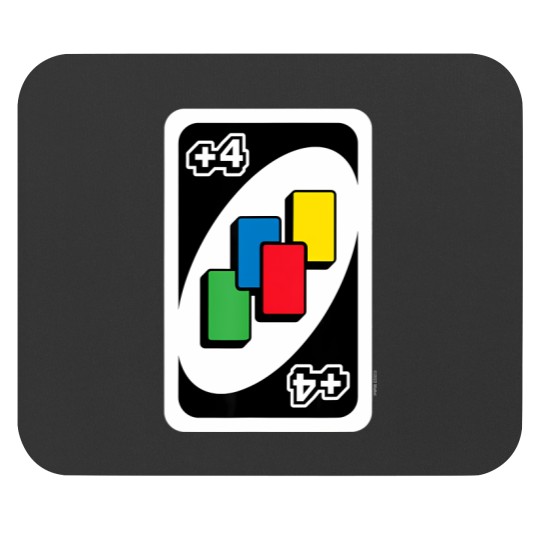Discover uno draw four t Mouse Pads