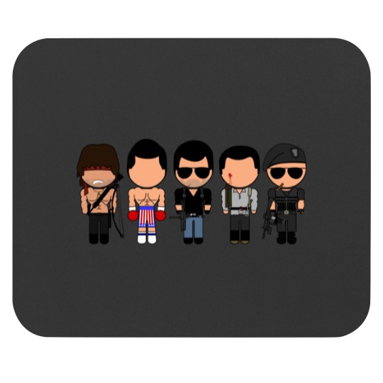 Discover Stallone Through the Ages - Vector-Eds Mouse Pads