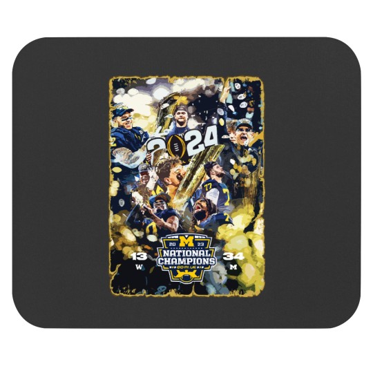 Discover Michigan National Champions Vintage Mouse Pads
