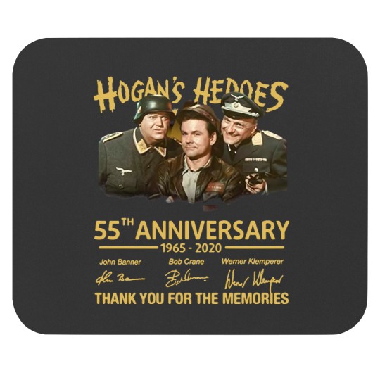 Discover Hogans Heroes TV Sitcom 55th Anniversary 19652020 Signature ao den Mouse Pads