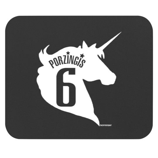 Discover The Unicorn - Kristaps Porzingis White Mouse Pads