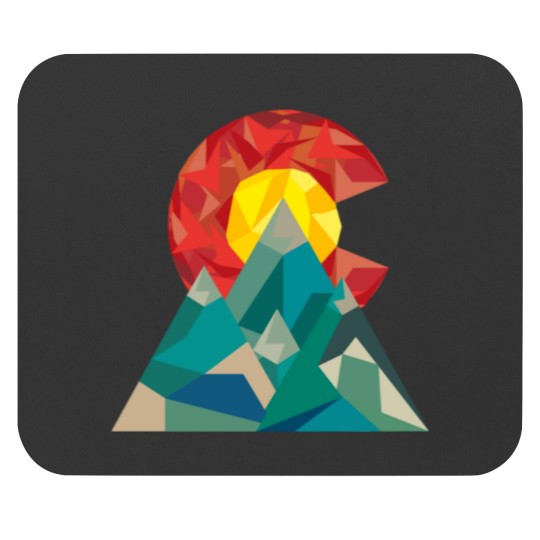 Discover Colorado Geo Mouse Pads