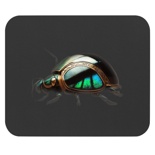 Discover Egyptian Scarab Beetle Of OpalOrnate Realistic Art Mouse Pads