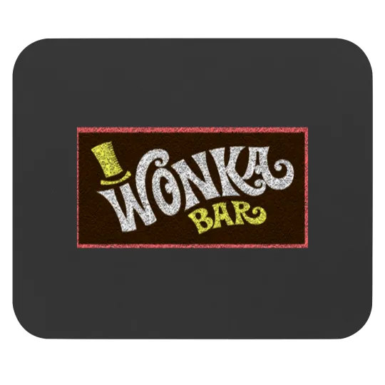 Discover Willy Wonka chocolate bar wrapper iPad Case  Skin Mouse Pads