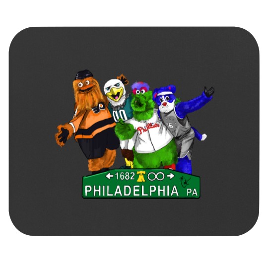 Discover Philly Mascots Mouse Pads