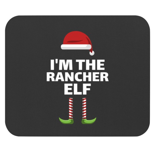 Discover Christmas rancher elf matching group costume Mouse Pads