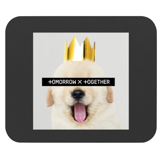 Discover Tomorrow X Together - Puppy Crown Mouse Pads
