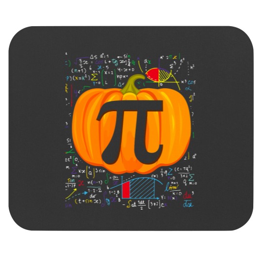Discover Pi Day Pumpkin Pie Shirt Funny Math Halloween Thanksgiving Mouse Pads